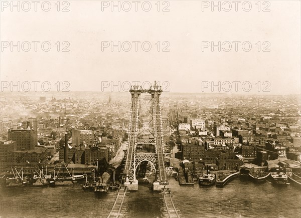 New East River Bridge Construction 1901