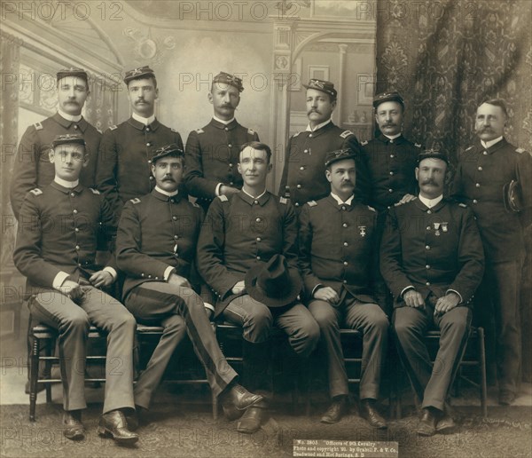 Officers of the 9th Cavalry 1890