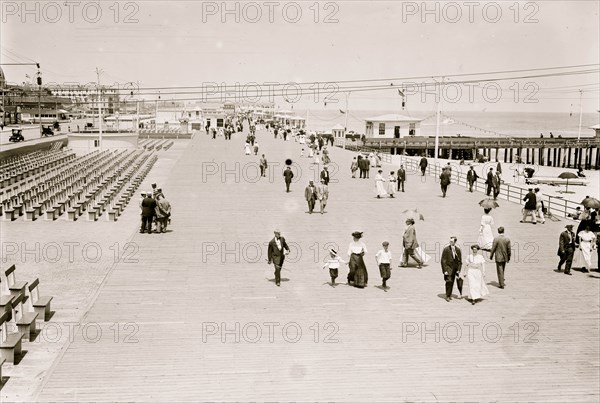 On the Boardwalk in Asbury Park 1911