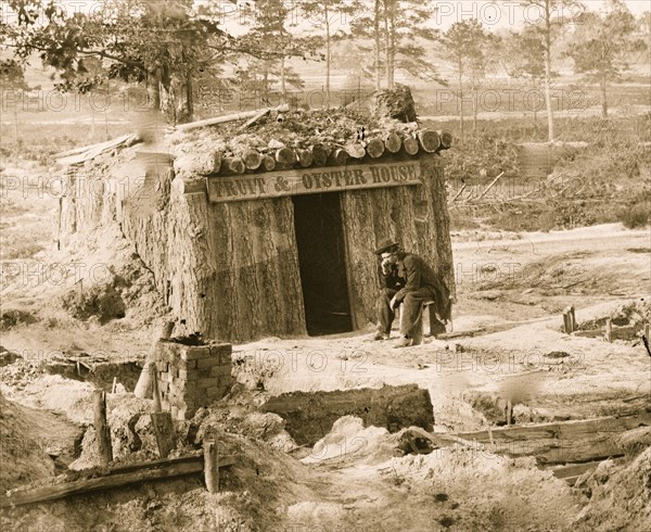 Sutler's bomb-proof "Fruit and Oyster House" 1863