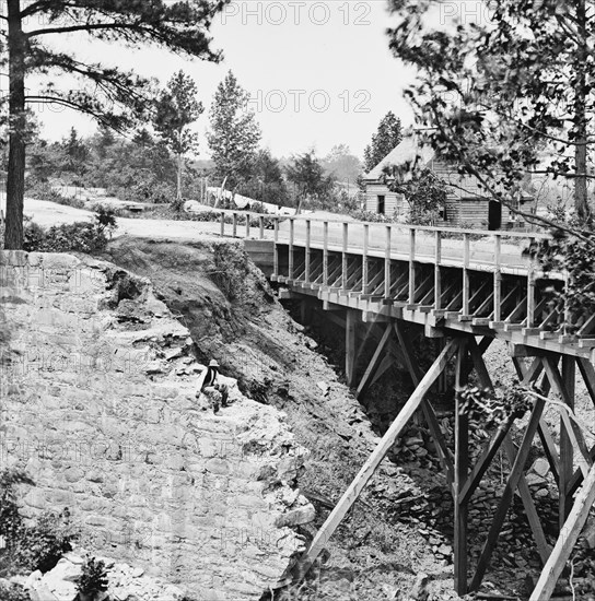 Petersburg, Va., vicinity. Canal aqueduct 1865