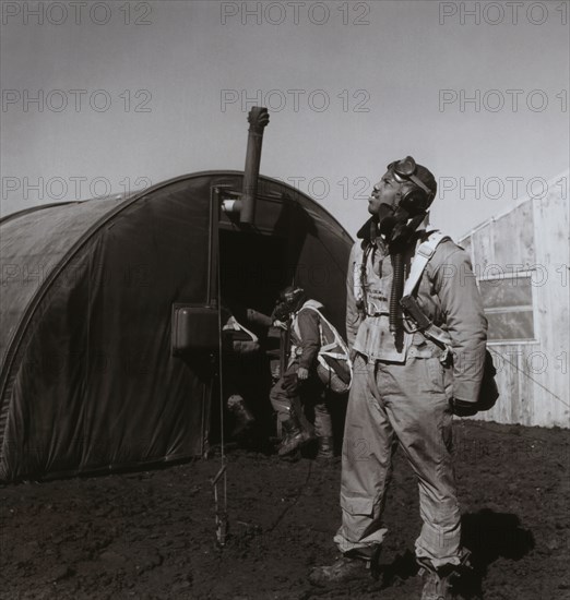 Tuskegee Airman in Italy 1945