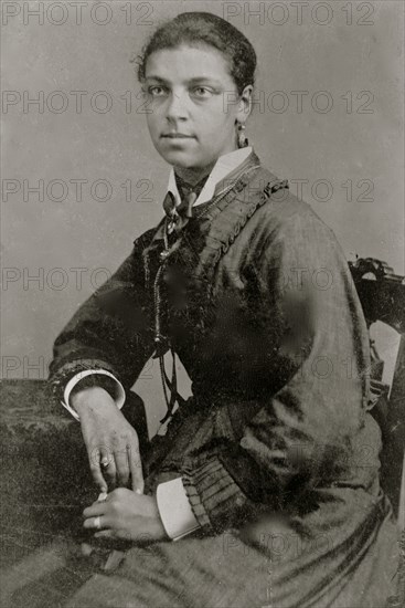 Portrait of an African American woman, seated 1890