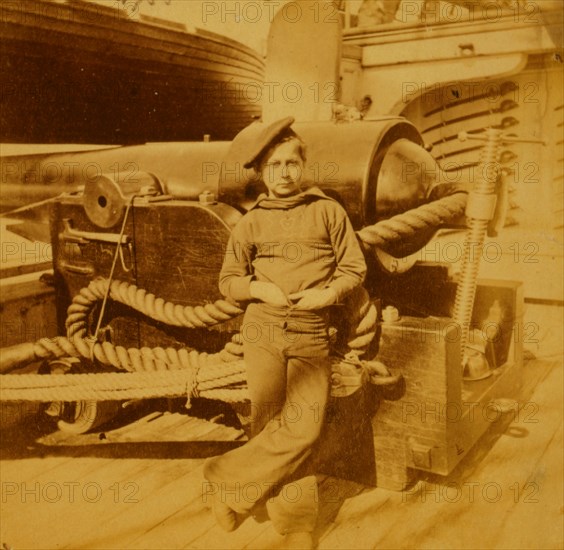 Powder monkey" on U.S.S. New Hampshire, off Charleston, S.C. 1864