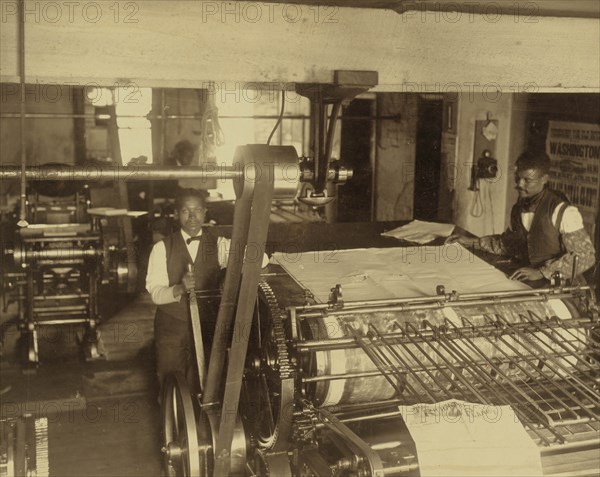 Press Room of the Planet Newspaper 1945