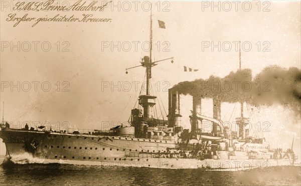 PRINCE ADALBERT German heavy cruiser