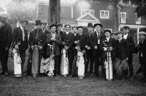 Private Golf Club Caddies at Baltusrol in New Jersey