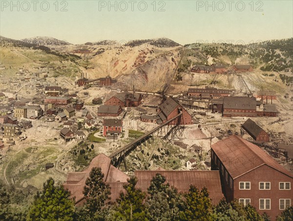 Red Mountain, Ouray-Silverton Stage Road, Colorado 1900