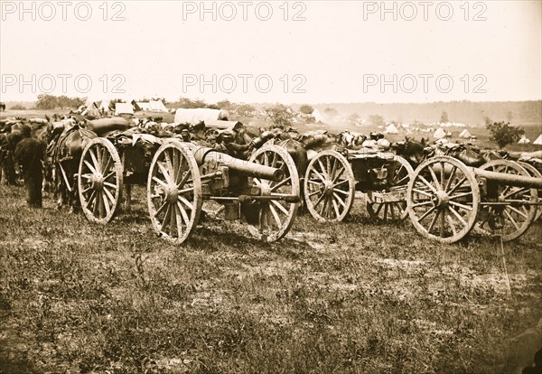 20-pdr. Parrott rifled guns of the 1st New York Battery 1863