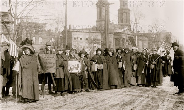 Rosalie Jones, Ida Craft - suffrage hikers  1913