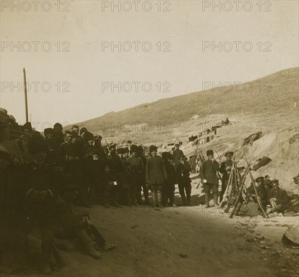 Russian reserves near Rocky Ridge 1905