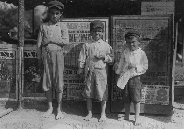 San Antonio newsboys need supervision.  1913