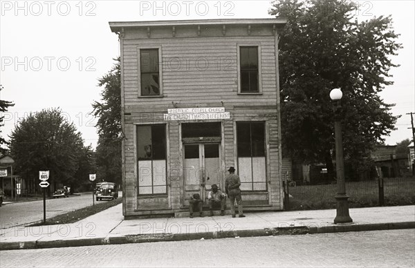 Saturday afternoon in London, Ohio, "the other side of the tracks at the Apostolic Church 1935