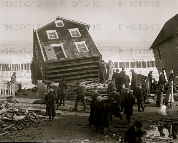 Seabright -- Wreck of life saving station