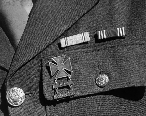 Corporal Jimmie Shohara's ribbons 1943