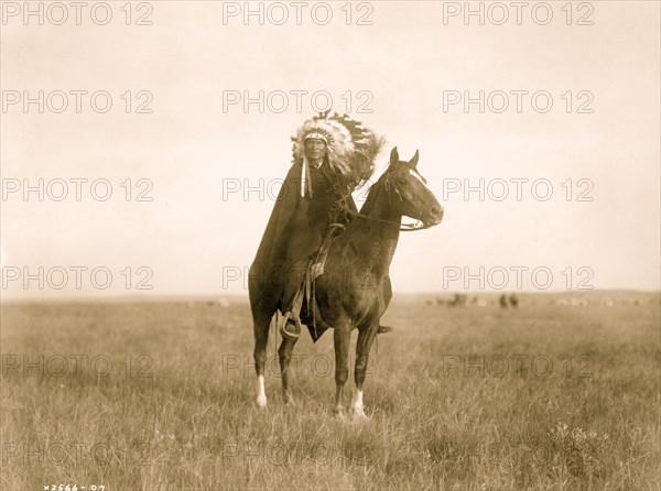 In a Blackfoot camp 1907