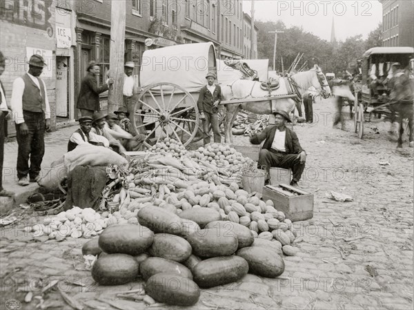 Sixth Street market, Richmond, Va. 1908