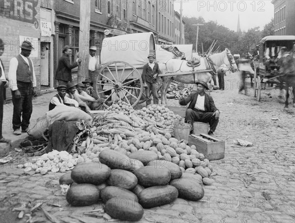 African American Vendors at the Richmond Market 1908