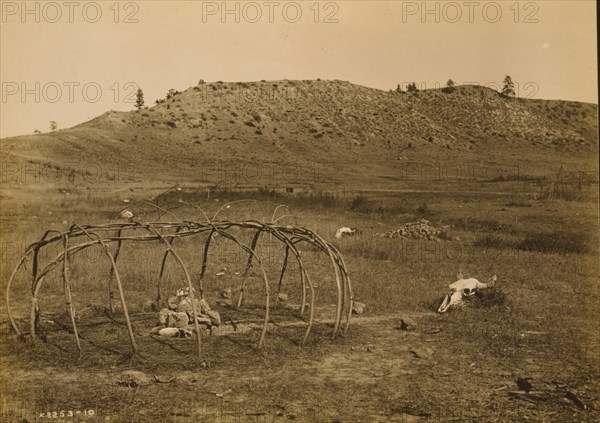 Sweat lodge frame 1910