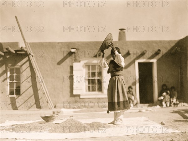 Winnowing wheat 1905