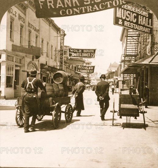 Men Delivery Wet Goods to the Coney Island Amusement Park 1904