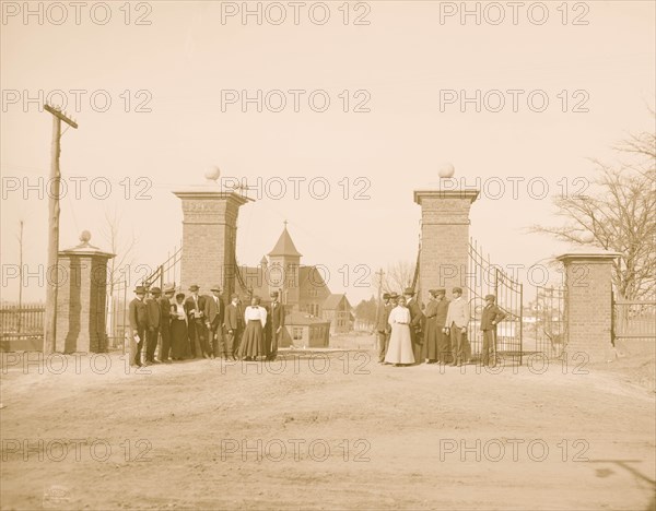 The Lincoln gates, Tuskegee Institute, Ala. 1906