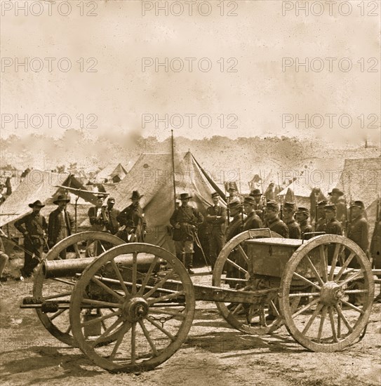 12-pdr. howitzer gun captured by Butterfield's Brigade  1862
