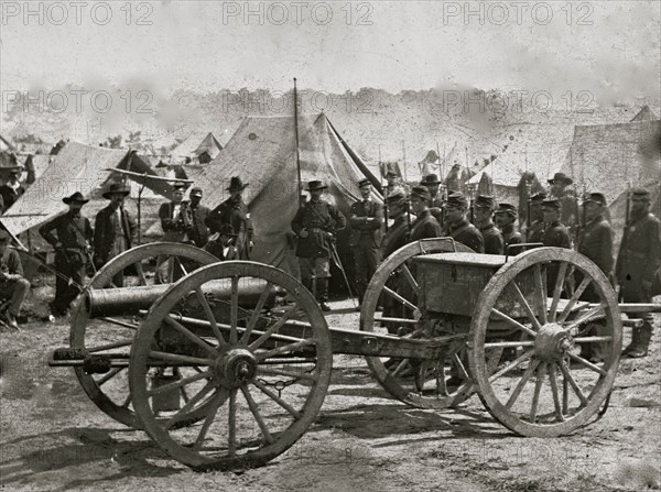 The Peninsula, Va. A 12-pdr. howitzer gun captured by Butterfield's Brigade near Hanover Court House, May 27, 1862 1862