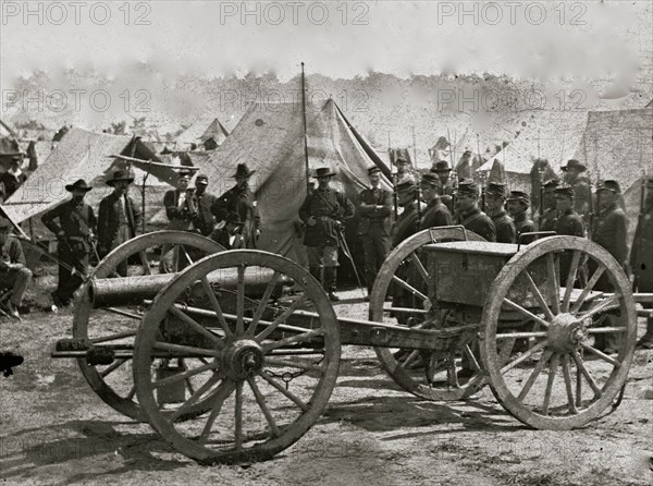 The Peninsula, Va. A 12-pdr. howitzer gun captured by Butterfield's Brigade near Hanover Court House, May 27, 1862 1862