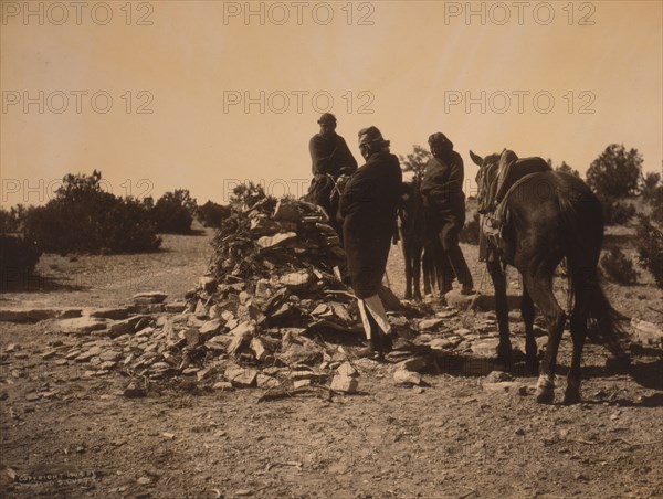 At the shrine--Navaho 1904