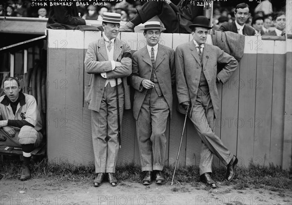 Stock Brokers Ball Game 1908