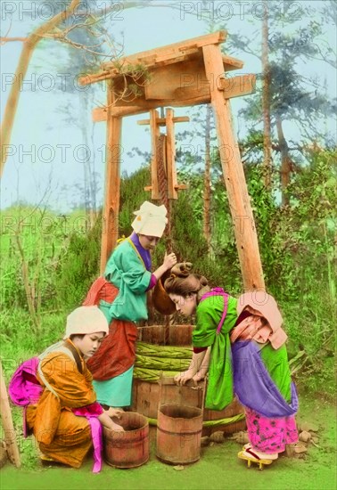 Washing Rice at the Well 1897