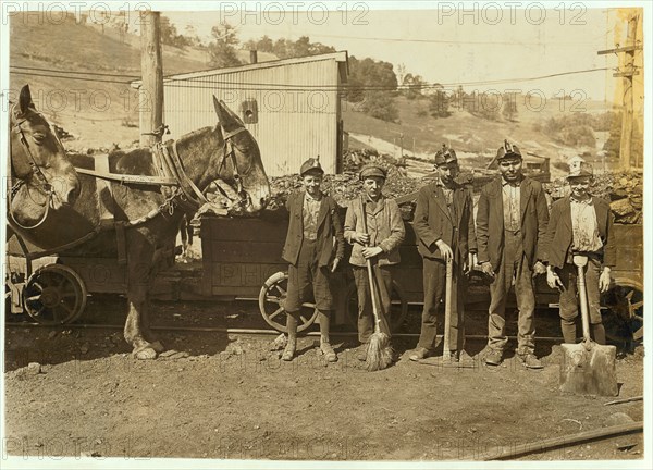 Tipple Boy and Drivers.  1908