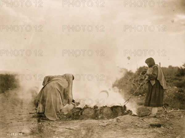 Pottery burners at Santa Clara 1905