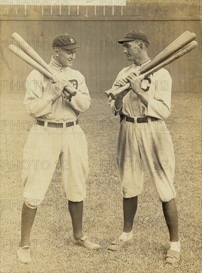 Ty Cobb, Detroit, & Joe Jackson, Cleveland,  1913