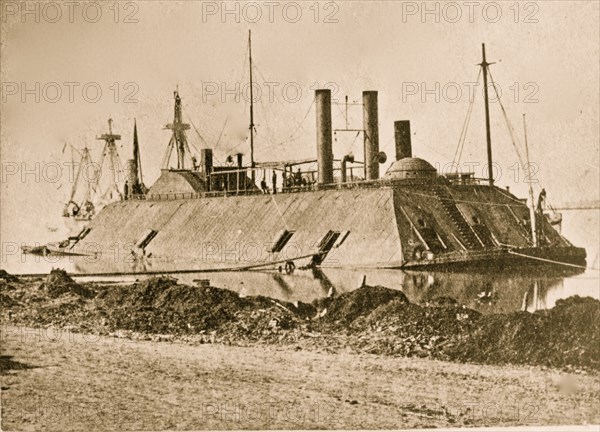 U.S. iron clad gunboat Essex 1863