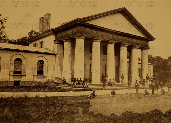 Arlington House, east front, June 28, 1864 1864