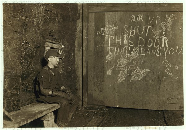 Vance, a Trapper Boy, 15 years old.  1908