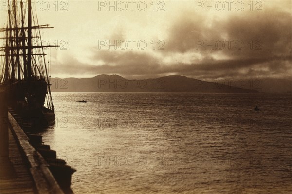 Sunset study, San Francisco Bay 1884