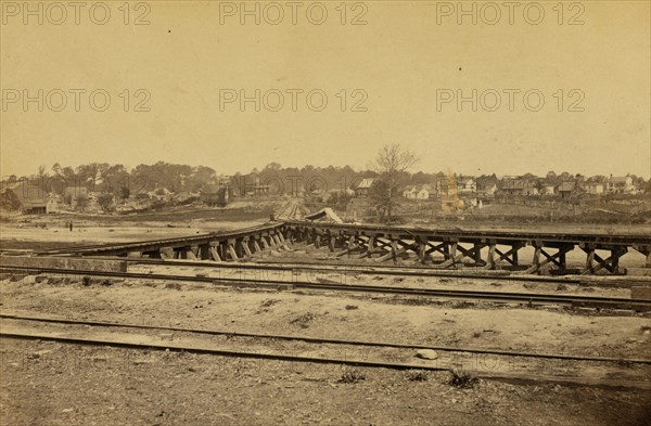 View of the "Y" on the City Point and Army railroad line 1863
