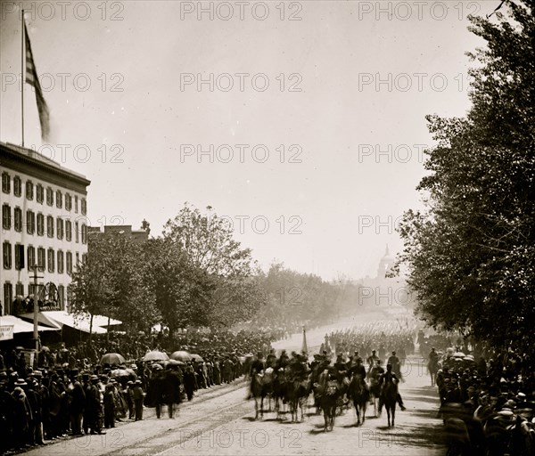 Washington, District of Columbia. Grand review of the army 1865