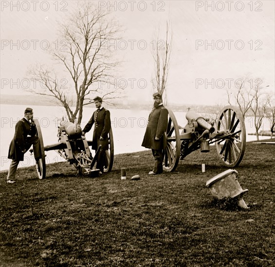 Washington, District of Columbia. Wiard guns at U.S. Arsenal 1862