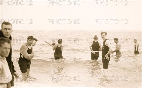 Water Baseball in the Surf 1914