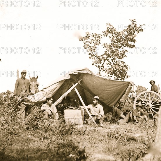 Field telegraph station 1863