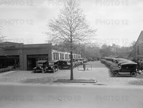 Yard of a Chevrolet fleet