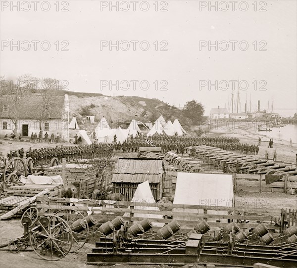 Yorktown, Va. Federal artillery park 1863