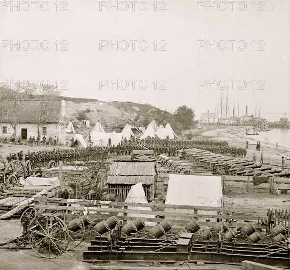 Yorktown, Va. Federal artillery park 1863