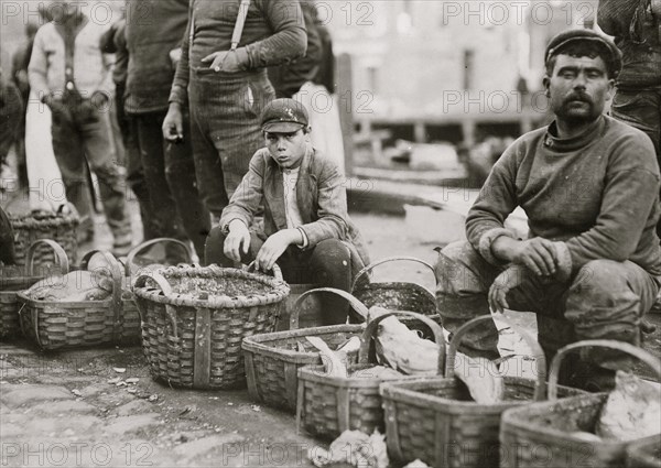 Young Indianapolis Newsboy 1908