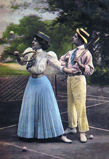 Two Tennis Players