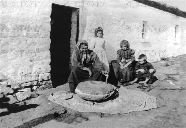 Grinding Grain Sligo, Ireland
